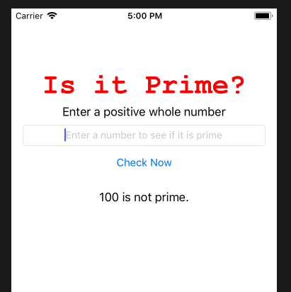 GAME: Is It Prime?